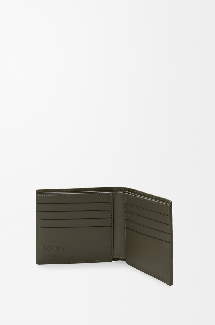 LOEWE パズル バイフォールド ウォレット（クラシックカーフ） ダークカーキグリーン
