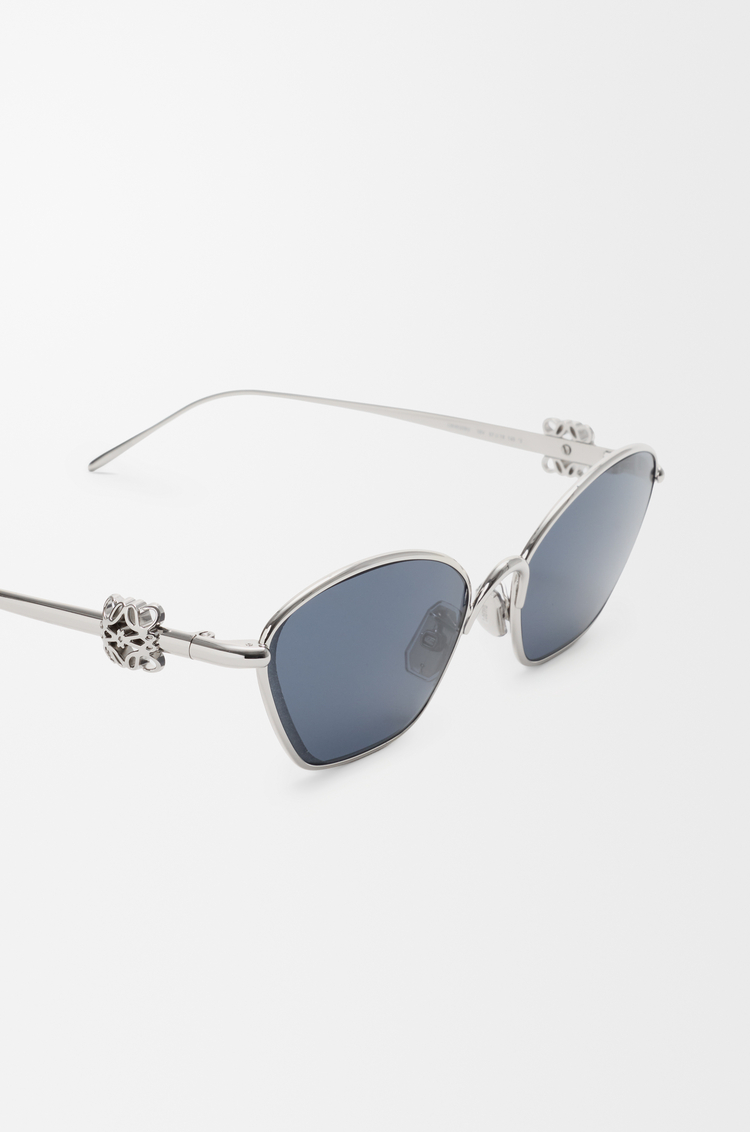 LOEWE Anagram Bombé Hexagon sunglasses Denim Blue