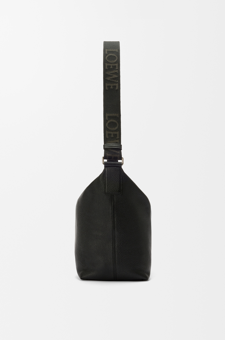 LOEWE Borsa crossbody cubi in morbida pelle di vitello granata Nero
