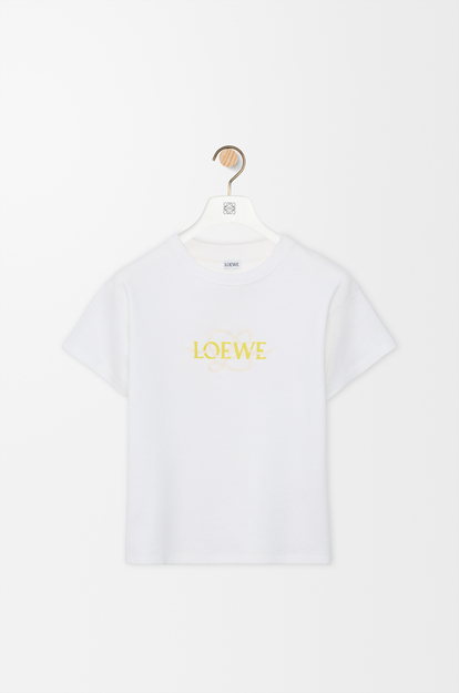 LOEWE Regular fit T-shirt in cotton blend White