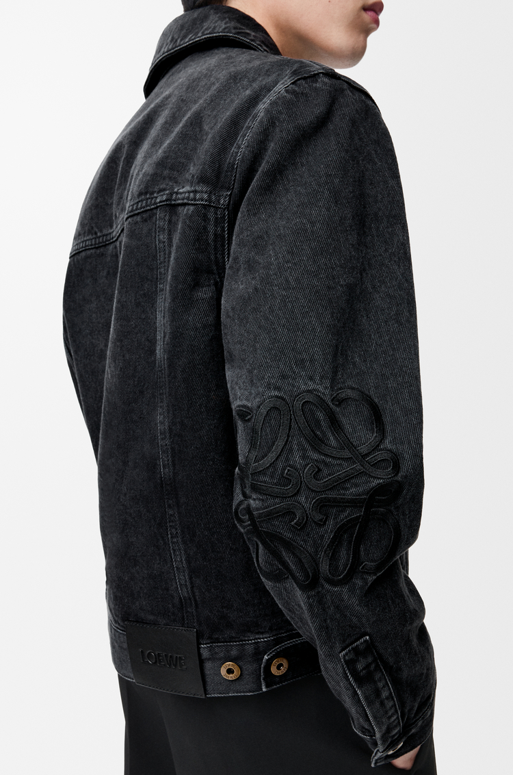 LOEWE Anagram jacket in denim Black