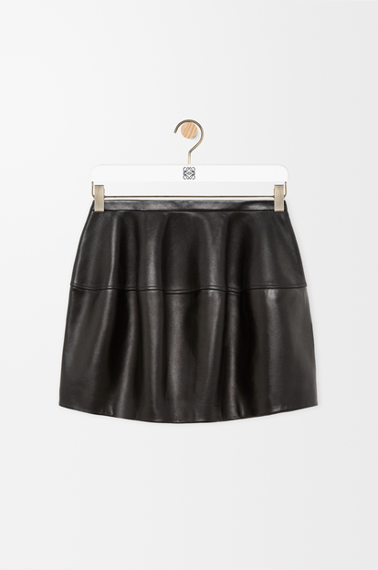 LOEWE Balloon skirt in nappa lambskin Black