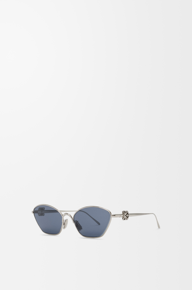 LOEWE Anagram Bombé Hexagon sunglasses Denim Blue