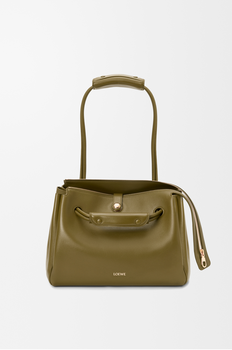 LOEWE Sac Madrid moyen en cuir de veau souple Olive