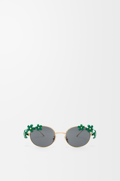 LOEWE Occhiali da sole Daisy Field Verde Smeraldo