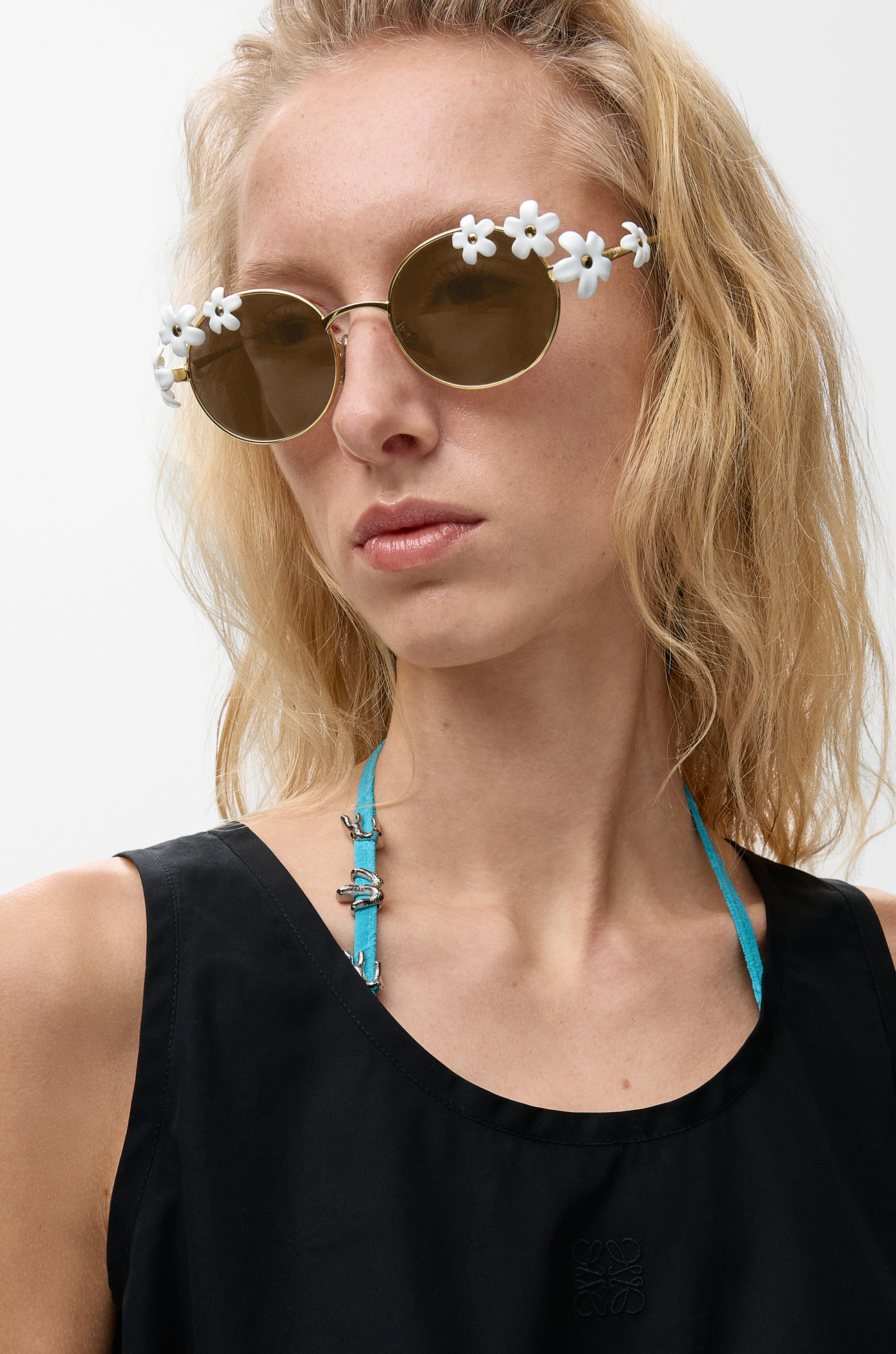 LOEWE Occhiali da sole Daisy Field Bianco