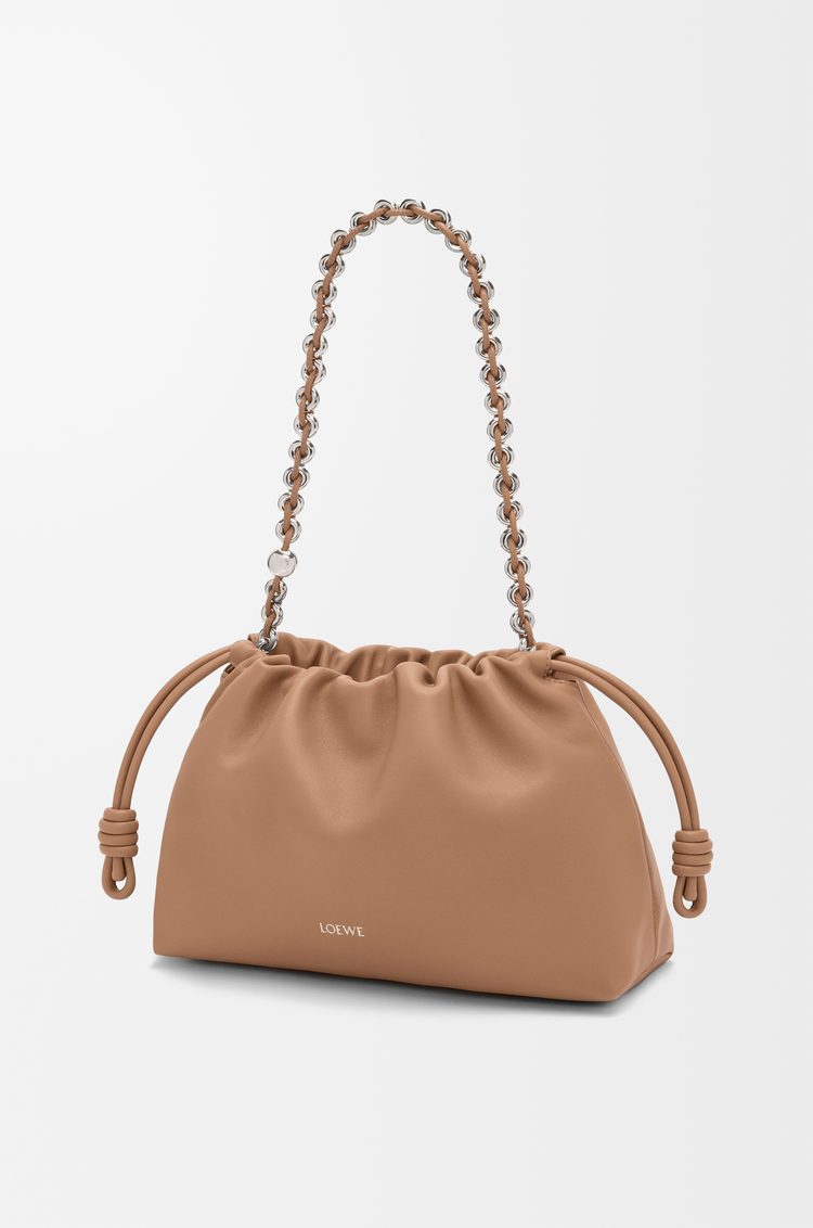 LOEWE Flamenco purse moyen en cuir d'agneau nappa doux Moka
