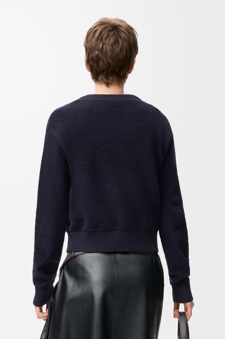 LOEWE Pullover aus Wolle Marineblau