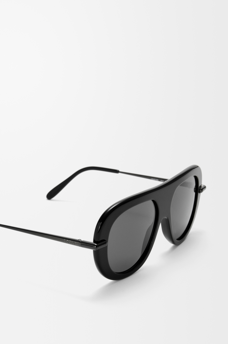 LOEWE Slim Pilot 太阳镜 黑色