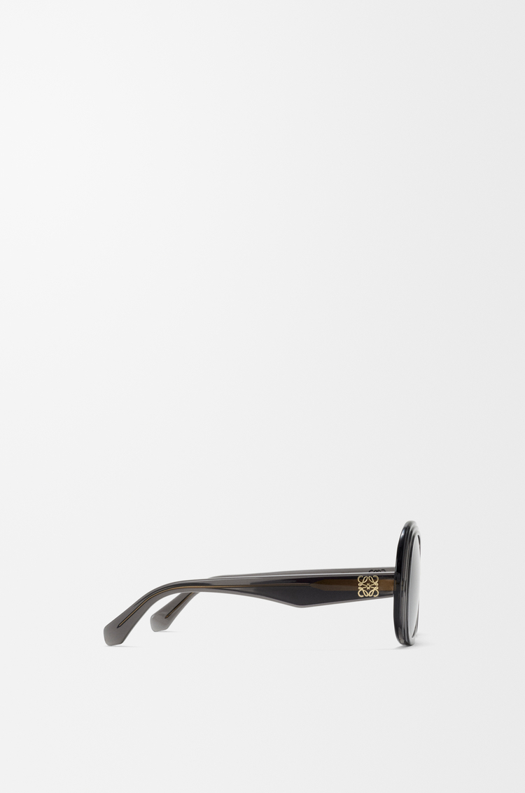 LOEWE Mini Anagram Steps Square 太陽眼鏡 Transparent Asphalt