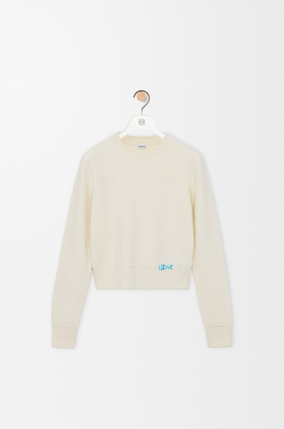 LOEWE Sweater in wool Ecru