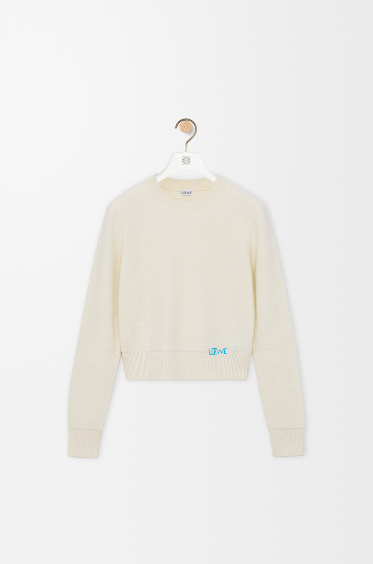LOEWE Pull en laine Écru