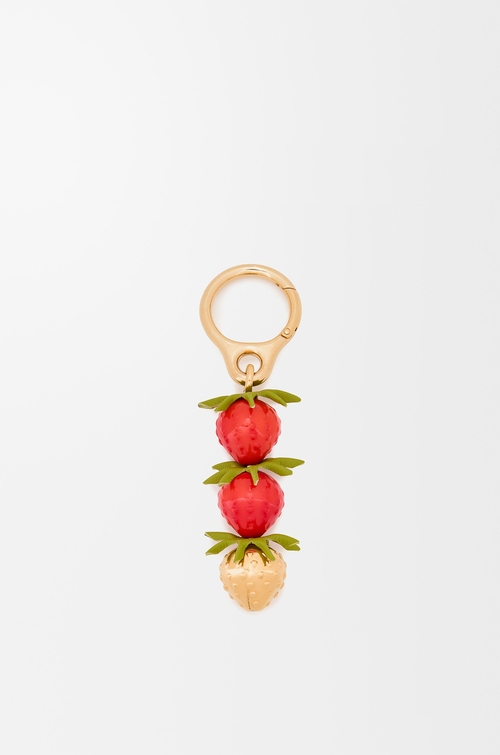 LOEWE Erdbeer-Charm  Red/Gold