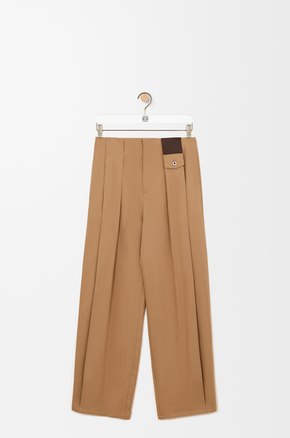 LOEWE Trousers in cotton Almond