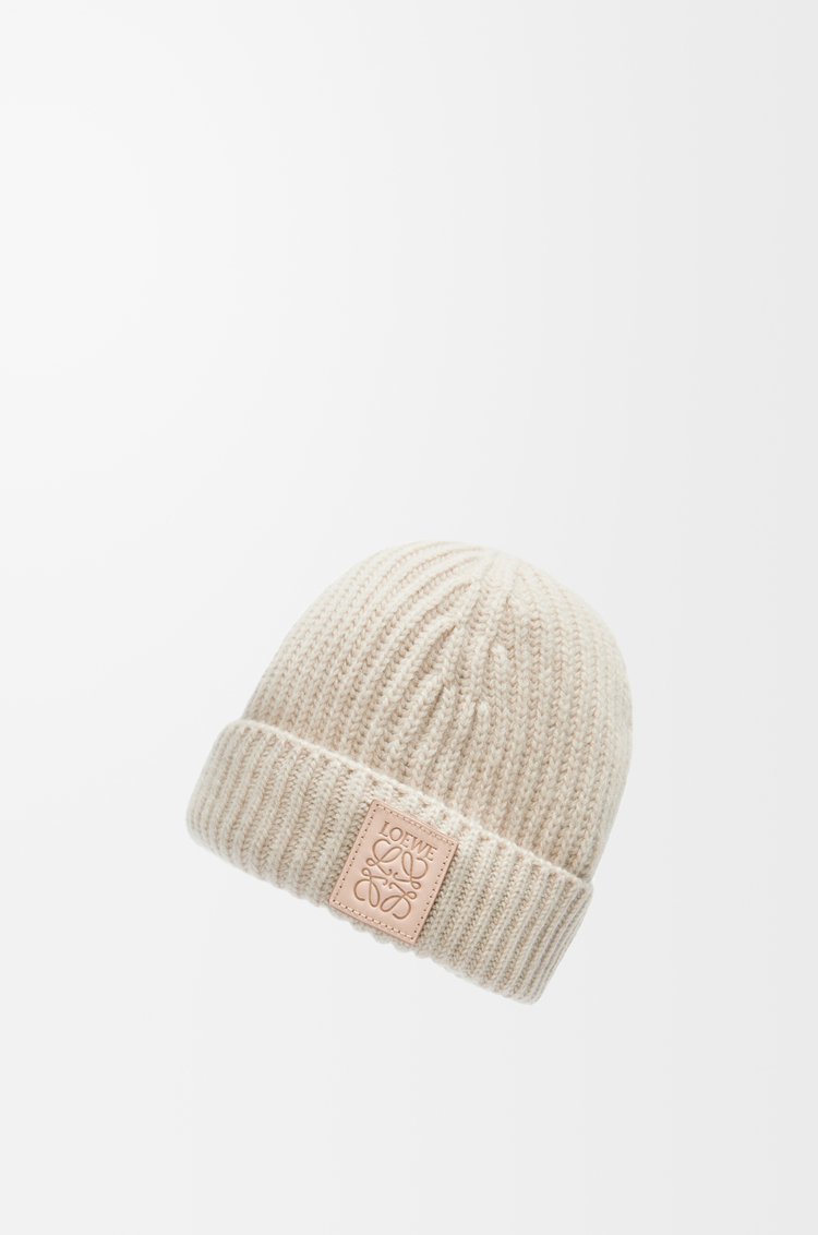 LOEWE Berretto in cashmere Beige Chiaro
