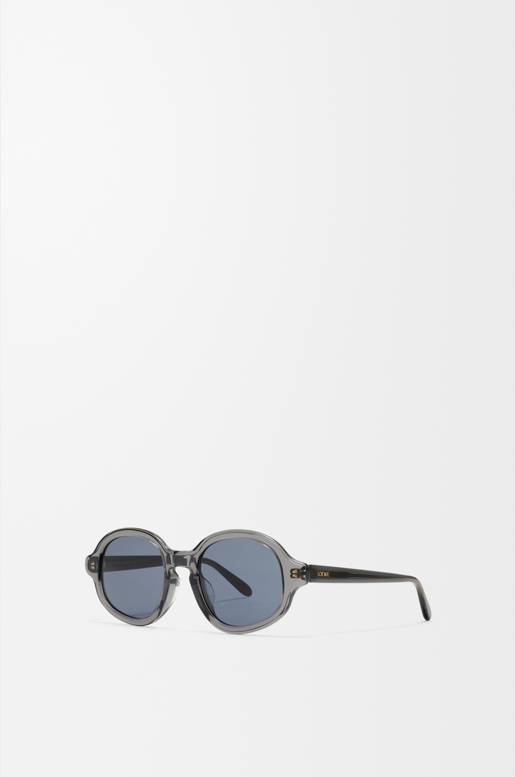 LOEWE Delta Slim sunglasses Transparent Asphalt