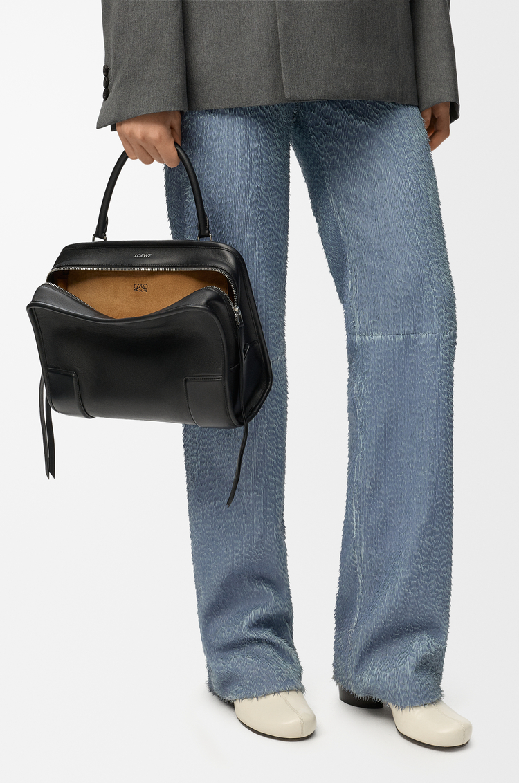 LOEWE Medium Amazona 180 bag in soft calfskin Black