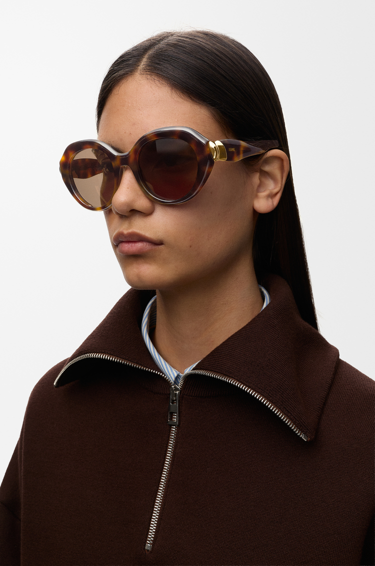 LOEWE Coil Butterfly sunglasses Havana