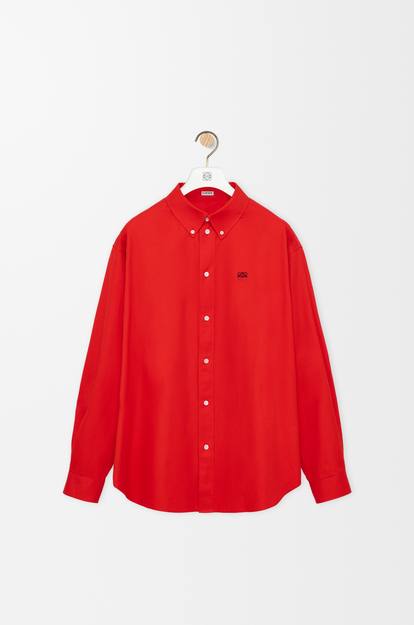 LOEWE Shirt in cotton Red
