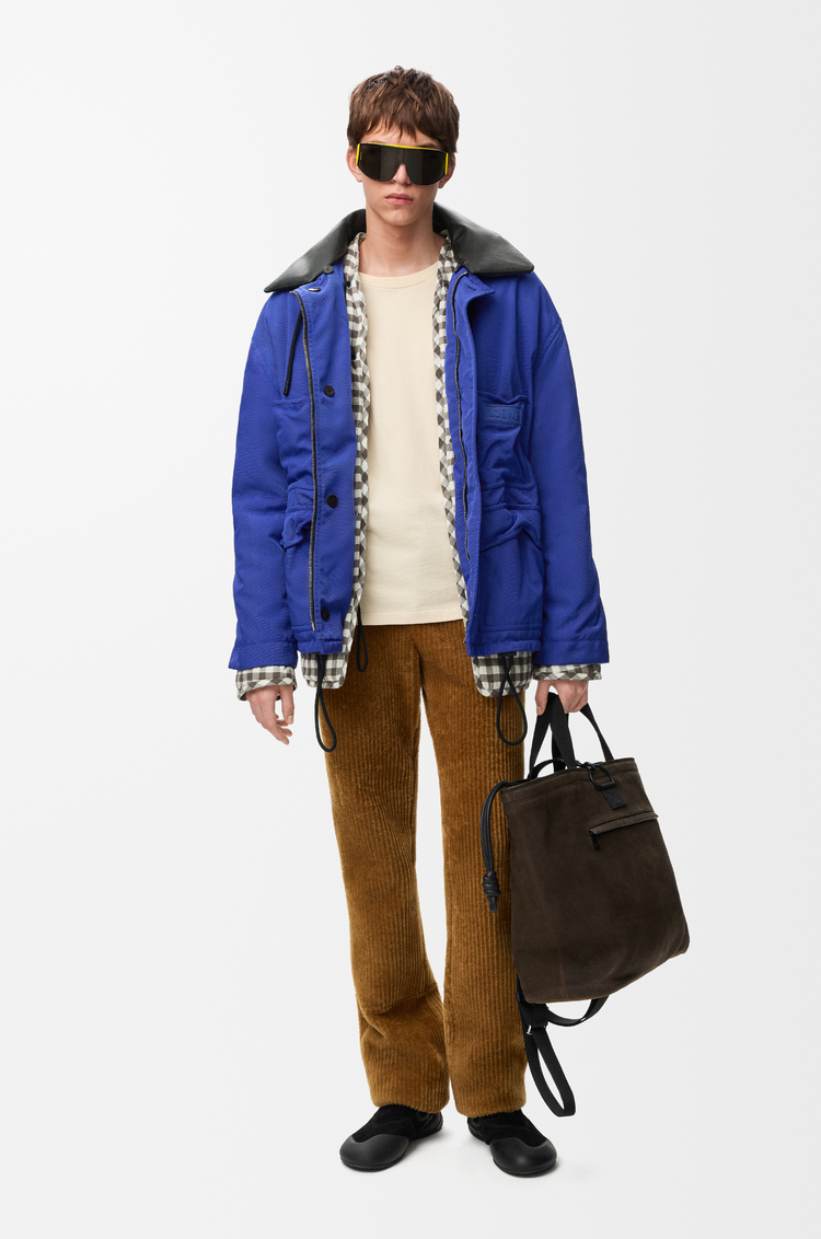 LOEWE Jacket in technical shell Blue