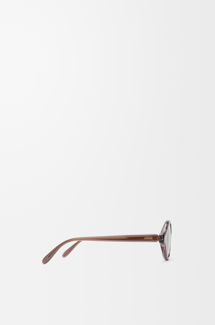 LOEWE Epsilon Slim sunglasses Transparent Brown