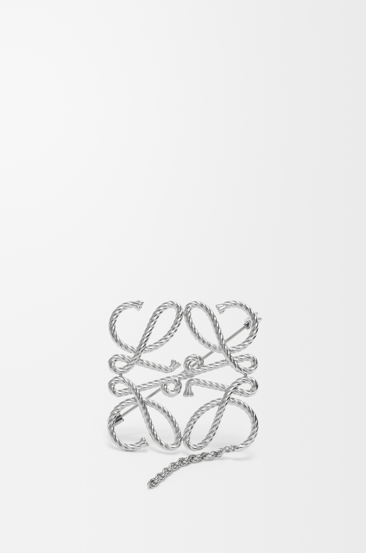 LOEWE Spilla Anagram Argento