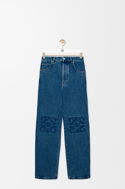 LOEWE Anagram baggy jeans in denim Jeans Blue