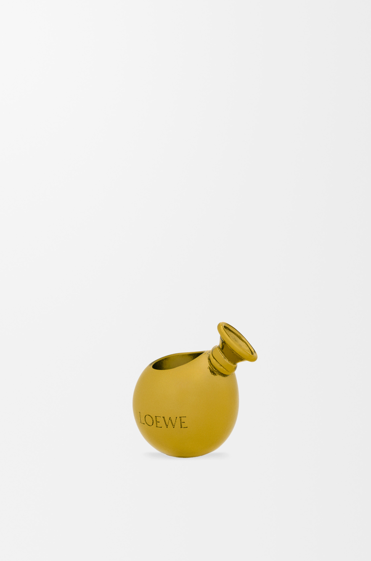 LOEWE Small balloon dice Yellow/Gold