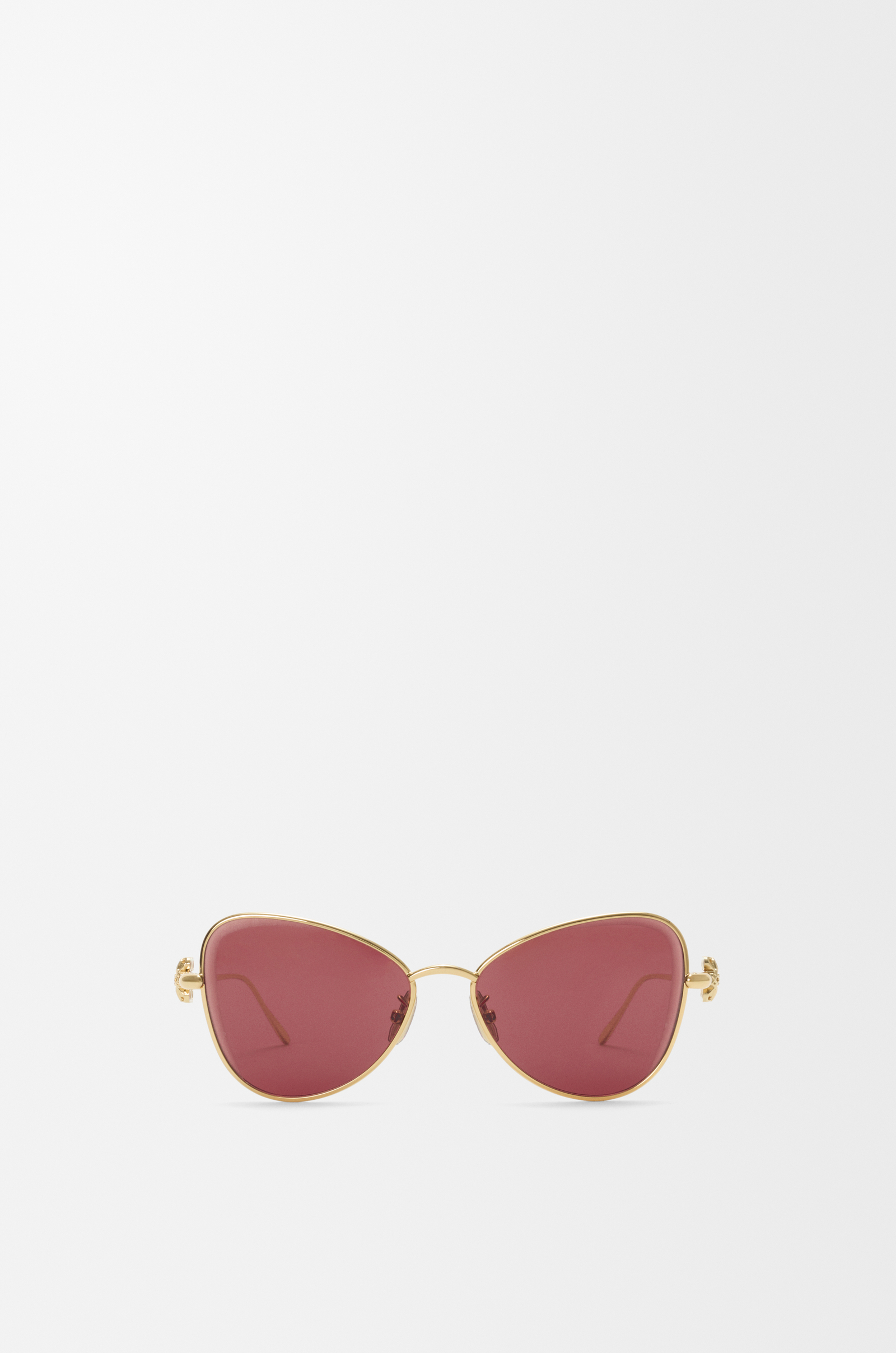 LOEWE Anagram Bombé Butterfly sunglasses Dark Rust