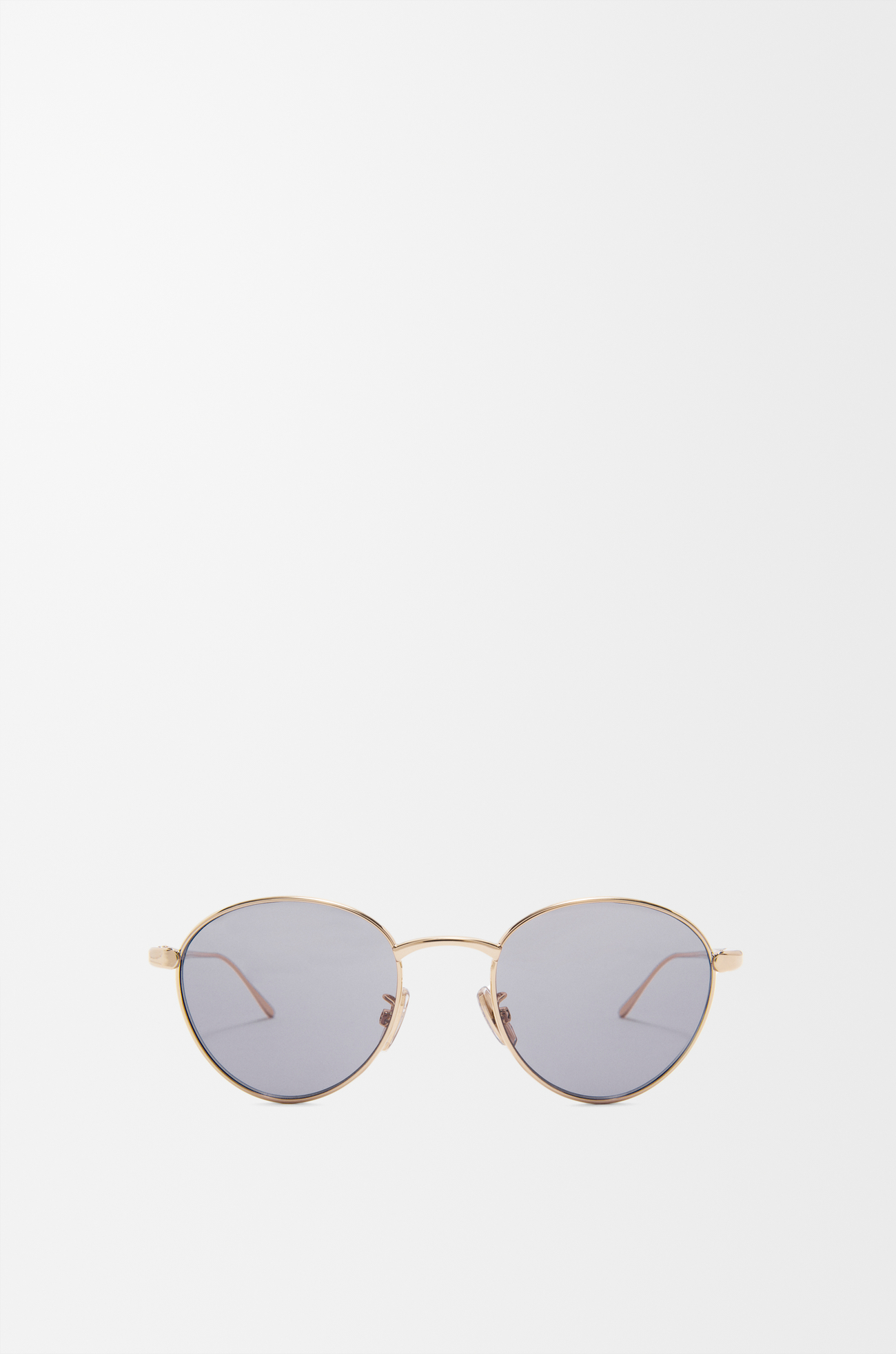 LOEWE Groove Runde Sonnenbrille Rauchfarben