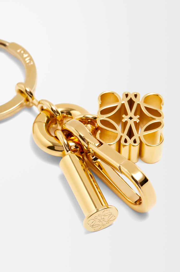 LOEWE Llavero Anagram Dorado