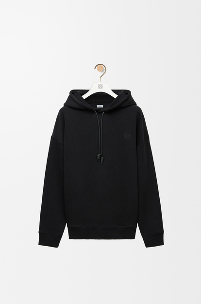 LOEWE Relaxed fit hoodie in cotton Black