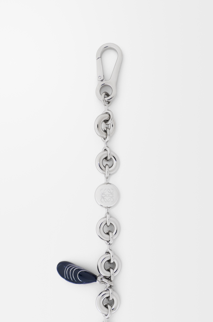 LOEWE Cadena con eslabones circulares y charms Plata