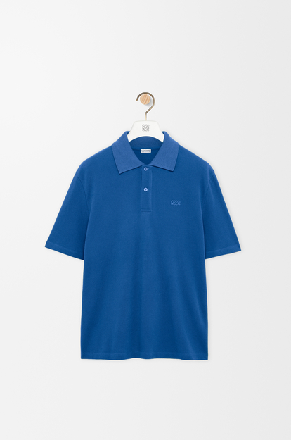 LOEWE Polo in cotton Blue