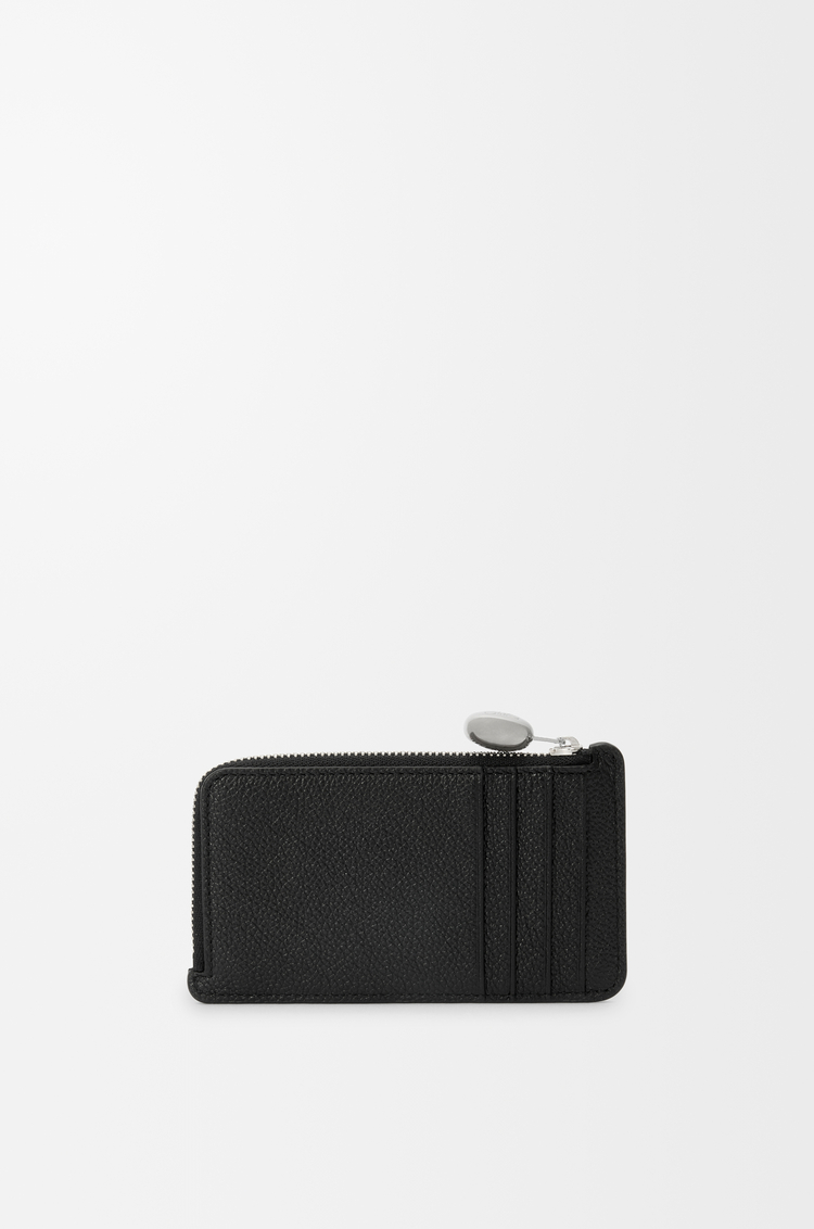 LOEWE Tarjetero-monedero Pebble en piel de ternera graneada Negro