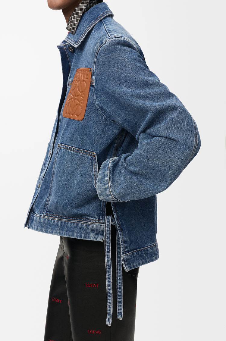 LOEWE Veste utilitaire en denim Bleu Jean
