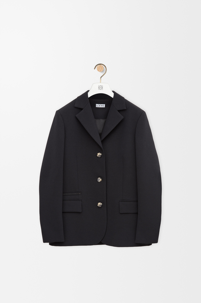 LOEWE Jacket in stretch wool blend Black