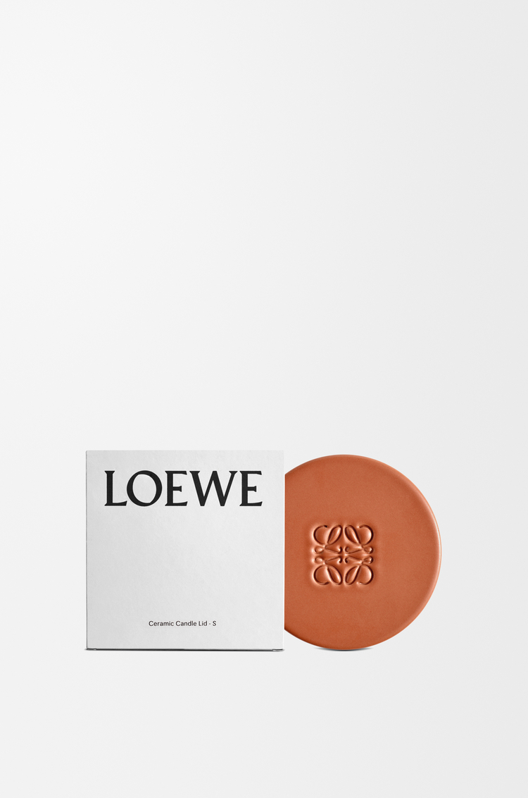 LOEWE Petit couvercle de bougie Terracotta