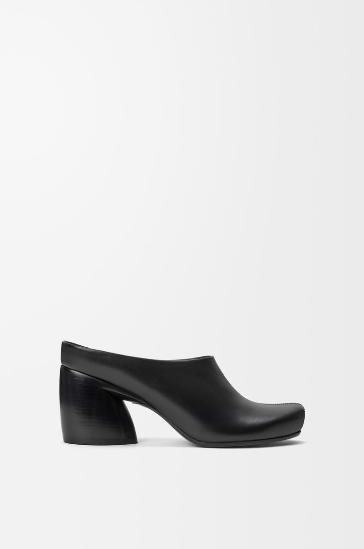 LOEWE Oval 小羊皮穆勒鞋 黑色