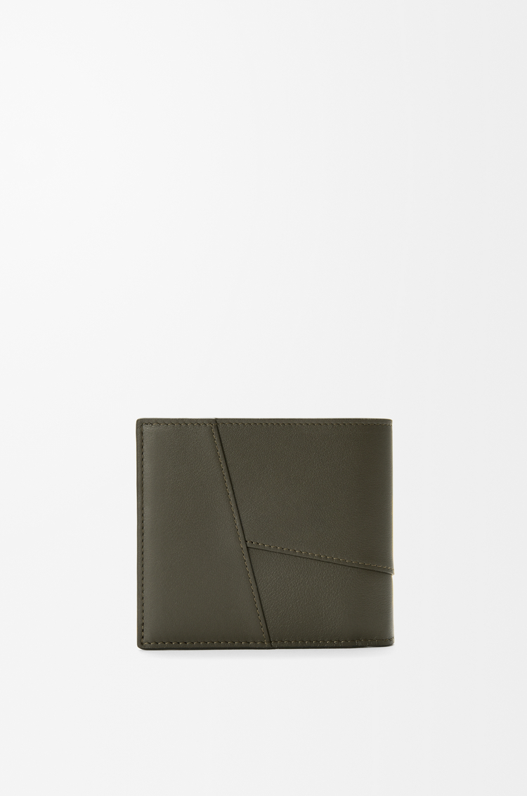 LOEWE パズル バイフォールド ウォレット（クラシックカーフ） ダークカーキグリーン