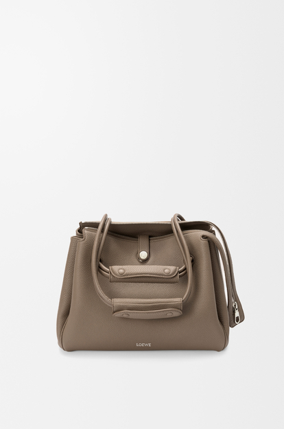 LOEWE Medium Madrid bag in supple grained calfskin Taupe