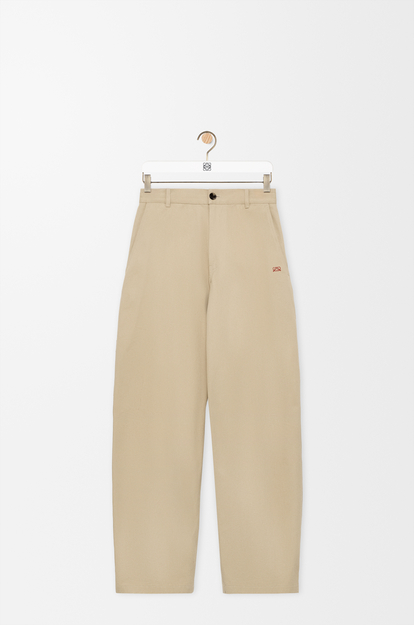 LOEWE Trousers in cotton Beige