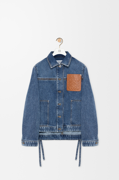 LOEWE Workwear jacket in denim Jeans Blue