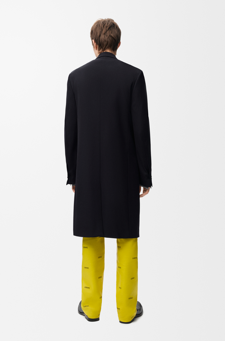 LOEWE Abrigo en lana Azul Marino Oscuro
