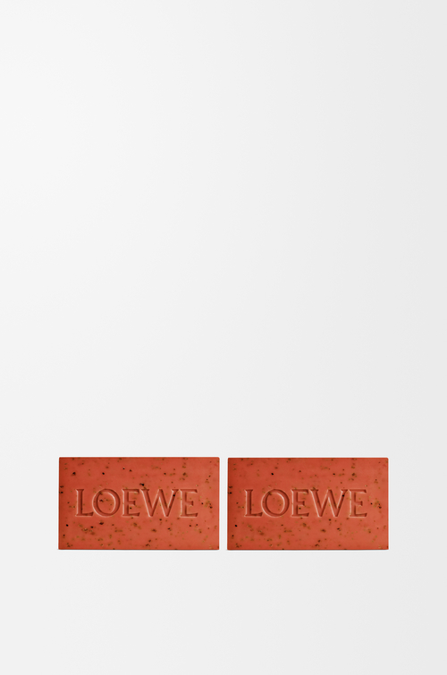 LOEWE Tomato Leaves soap bar duo set Red
