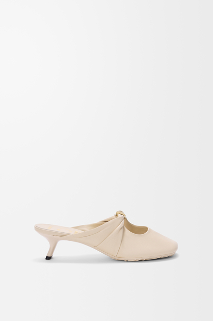 LOEWE Pebble Soft mule in nappa lambskin Dough