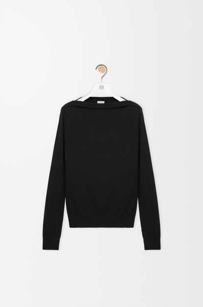 LOEWE Sweater in merino wool Black