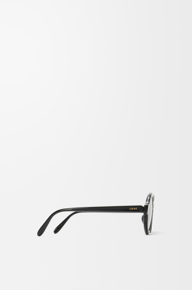LOEWE Delta 超薄太陽眼鏡 黑色