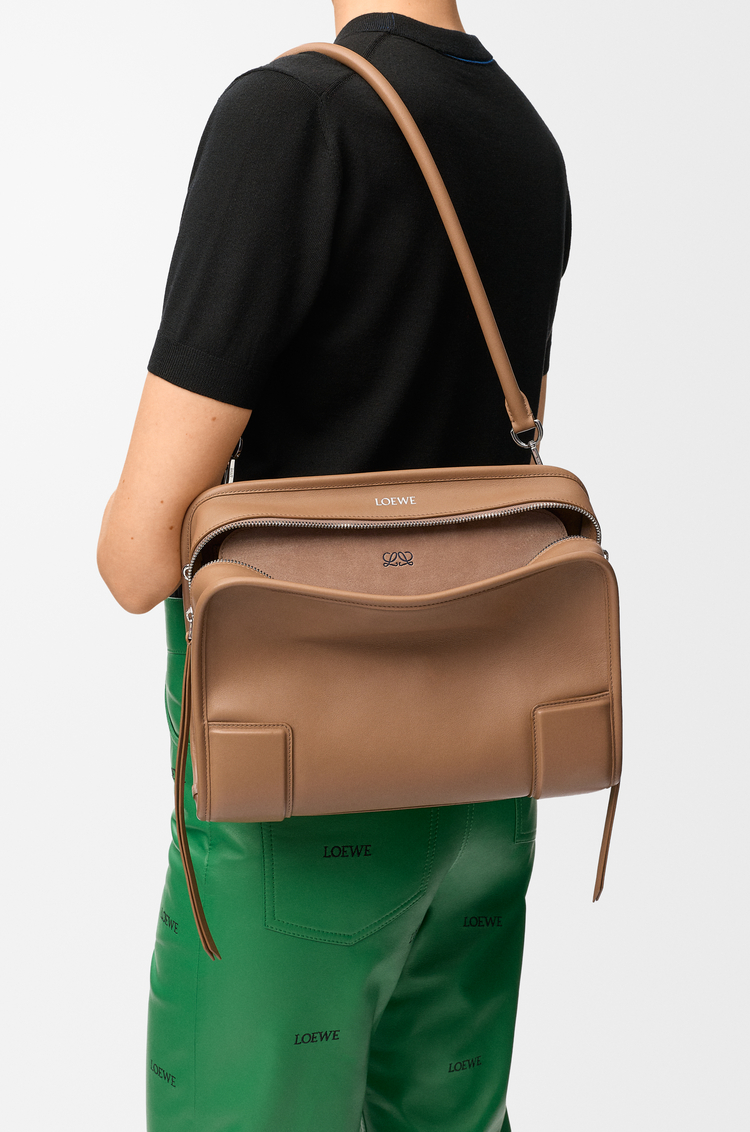 LOEWE Medium Amazona 180 bag in soft calfskin Mocha