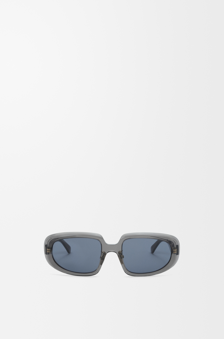 LOEWE Mini Anagram Steps Rectangular sunglasses Transparent Asphalt
